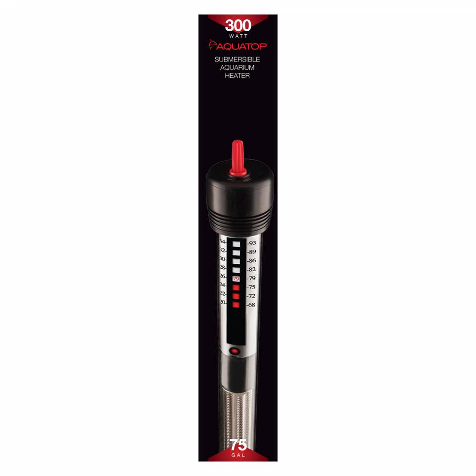 GH-300W 300-Watt Submersible Aquarium Glass Heater | Aquatop